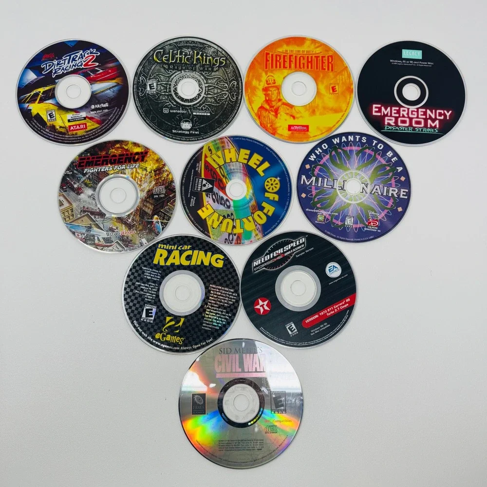 Vintage PC Games Lot 26 Discs Half-Life Max Payne SimCity 3000 Age of Empires II